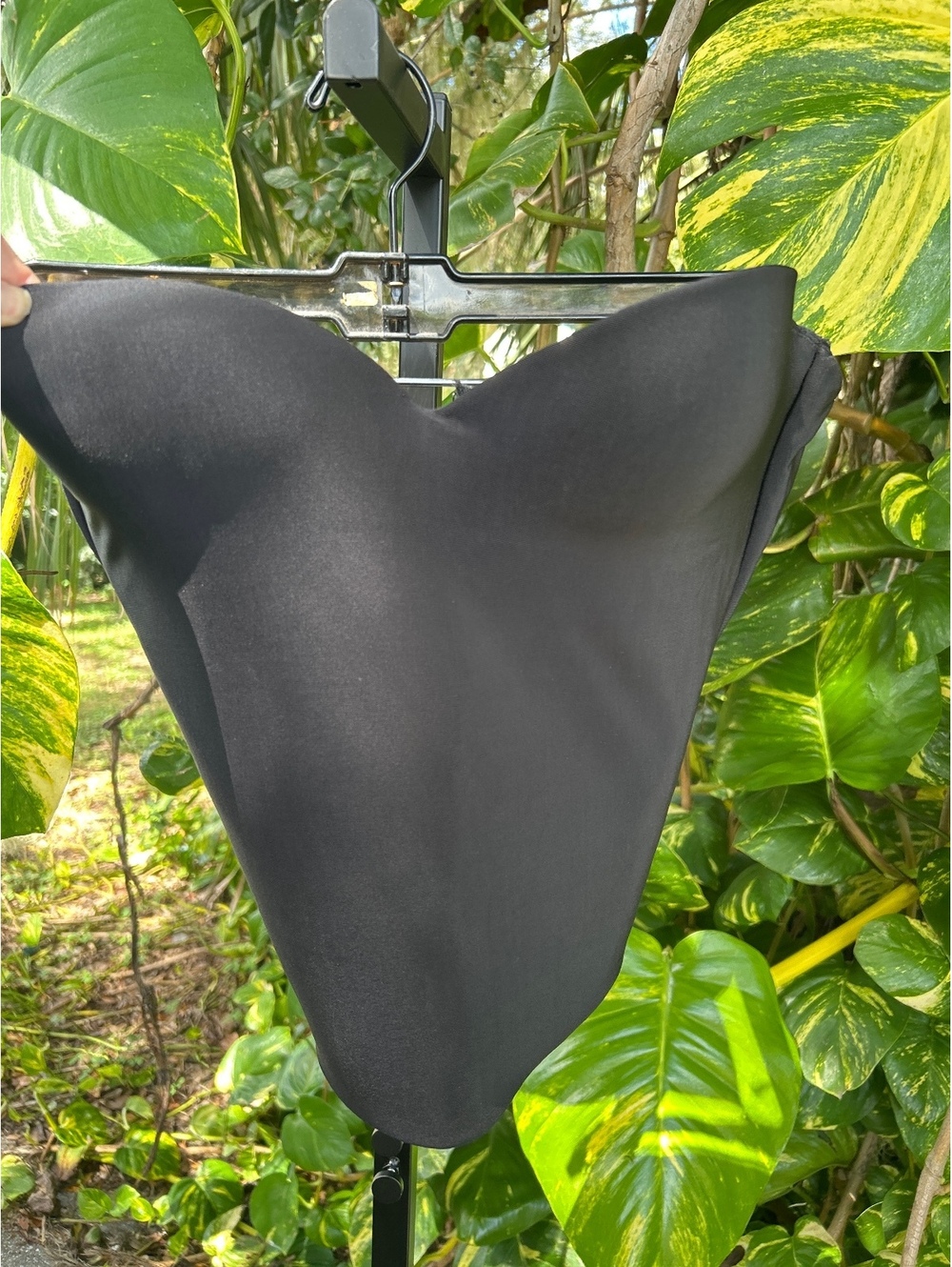 Felina Black Strapless Longline Bra Size 38C